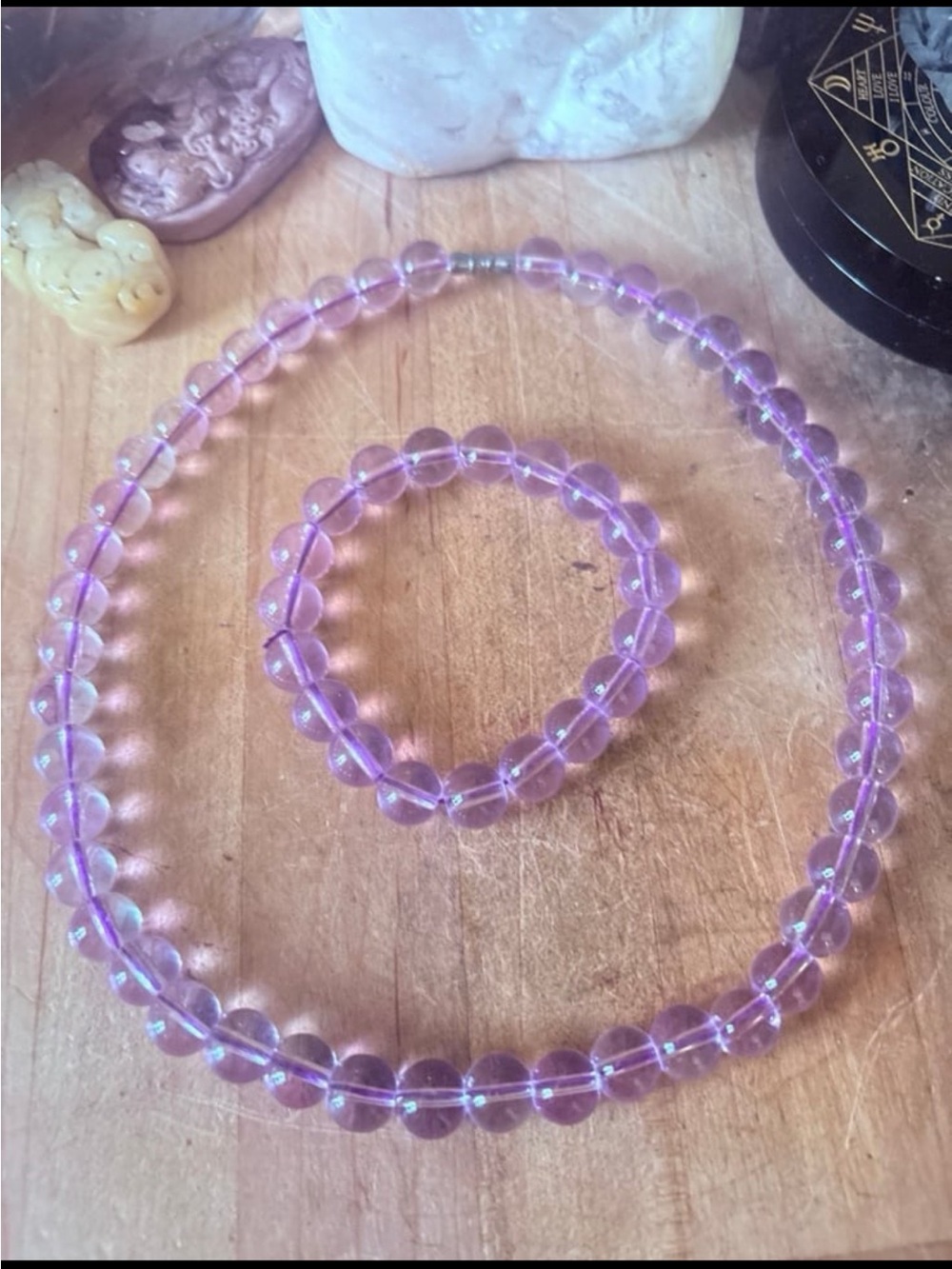 Kunzite Necklace and Bracelet UHQ